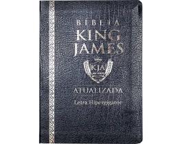 Bíblia Sagrada King James Preta Lt Hiper Luxo Capa Coverbook