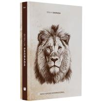 Bíblia Sagrada Leão de Judá NVI Letra Gigante Capa Dura Ilustrada