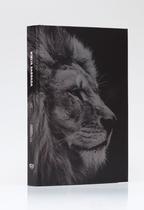 Bíblia Sagrada Leão Hebraico ACF Letra Média Capa Dura Preta - Livro Cristão