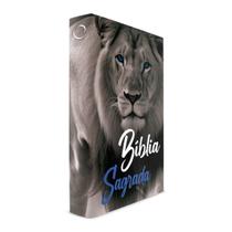 Bíblia Sagrada - Leão Olho Azul - Capa Dura - NAA