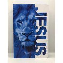 Biblia Sagrada Leão - Seja Forte e Corajoso Harpa e Corinhos