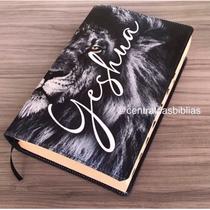 Bíblia sagrada Leão Yeshua - Letras Grandes Evangélica Com Harpa e indice
