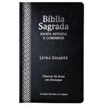 Bíblia Sagrada - Letra Gigante - Covertex Preta - Arc