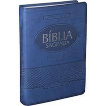 Biblia sagrada letra gigante ra - azul - sbb