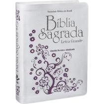 Bíblia Sagrada Letra Grande Branca Revista e Atualizada