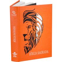 Bíblia Sagrada Letra Grande - Capa Corte Vazado Leão: Nova Almeida Atualizada (Naa)