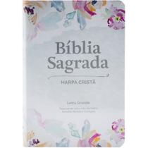 Bíblia Sagrada - Letra Grande - Edição com Letras Vermelhas e Harpa Cristã - Capa Semiflexível - Aquarela Bíblia Sagrada - Letra Grande - Edição com Letras Vermelhas e Harpa Cristã - Capa Semiflexível - Aquarela