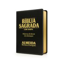 Biblia Sagrada Letra Grande - Luxo - Preta - C/ Harpa Biblia Sagrada Letra Grande - Luxo - Preta - C/ Harpa