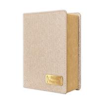 Bíblia Sagrada Letra Hiper Gigante - Gold Glitter Dourada - C/ Harpa