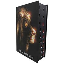 Bíblia Sagrada Letra Hipergigante Capa Dura Harpa Leão Luz Bíblia Sagrada Letra Hipergigante Capa Dura Harpa Leão Luz