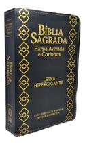 Bíblia Sagrada Letra Hipergigante Luxo Harpa Coros Pentecostal - FASHIONSELLER