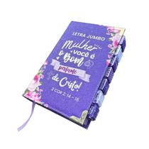 Bíblia Sagrada Letra Jumbo Arc Full Color Capa Glitter Lilás Você é o bom Perfume de Cristo C Harpa Bíblia Sagrada Letra Jumbo Arc Full Color Capa Glitter Lilás Você é o bom Perfume de Cristo C Harpa