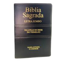 Bíblia Sagrada Letra Jumbo com Harpa LUXO Índice Almeida RC - Evangélica ,Cristã ,Pentecostal,Evangelismo