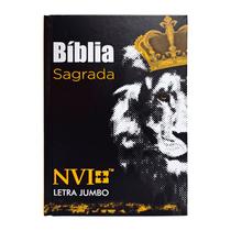 Bíblia Sagrada Letra Jumbo NVI Capa Dura - LEÃO REI Bíblia Sagrada Letra Jumbo NVI Capa Dura - LEÃO REI