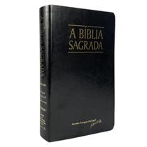 Bíblia Sagrada Letra Mega Legível Índice Capa Luxo Preta c/ Referências Mini Concordância - ACF Almeida Corrigida Fiel