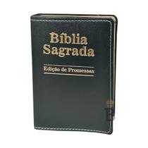 Bíblia Sagrada Letra Pequena Luxo Preta