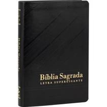 Bíblia Sagrada Letra Super gigante com Zíper Versão ARC Almeida Revista Corrigida índice e Palavras de Jesus em Vermelho