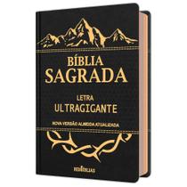 Bíblia Sagrada Letra Ultragigante Púlpito - Almeida Revista e Corrigida com Harpa - Grande Preta Bíblia Sagrada Letra Ultragigante Púlpito - Almeida Revista e Corrigida com Harpa - Grande Preta