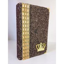 Bíblia Sagrada Luxo Glitter com Harpa