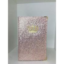 Bíblia Sagrada Luxo Glitter Letra Hipergigante com Harpa