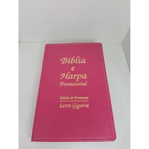 Bíblia Sagrada Luxo Letra Gigante com Harpa Promocional - Biblia Sagrada