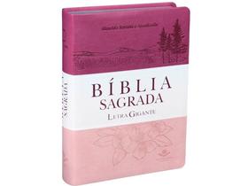 Bíblia Sagrada Luxo Letra Gigante/ material sintético Com índice e fita marcação/ ARA-SBB