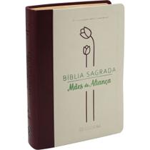 Bíblia Sagrada Mães da Aliança - ARA - Letra Grande - Capa Luxo Vinho