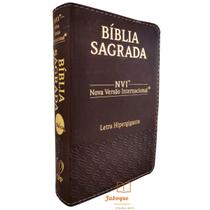 Bíblia Sagrada Masculina/Feminina NVI Letra Hiper Gigante Marrom - CPP