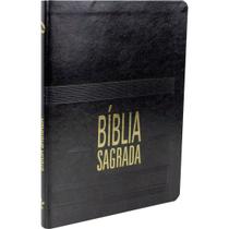 Bíblia Sagrada - material sintético Preta