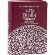 Bíblia Sagrada Média, Letra Gigante capa Pink NAA