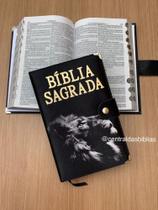 Bíblia sagrada Modelo carteira com Harpa avivada e corinhos Capas exclusivas