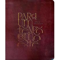 Bíblia Sagrada Mulheres Viviane Martinello NAA Espaço para Anotações Para Um Tempo como Este Vinho