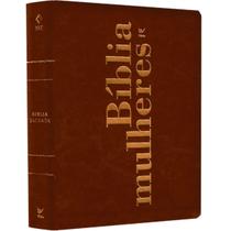 Bíblia Sagrada Mulheres Viviane Martinello NVT Espaço para Anotações Capa Luxo Marrom