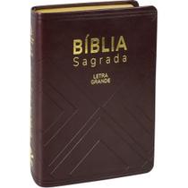 Bíblia Sagrada NAA Letra Grande Marrom Nobre