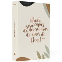 Bíblia Sagrada Nada Será Capaz Nvi Letra Grande Capa Dura