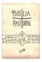 Bíblia Sagrada Nova Pastoral Media Capa Zíper Emborrachada Completa
