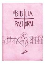 Bíblia Sagrada Nova Pastoral Media Capa Zíper Emborrachada Completa