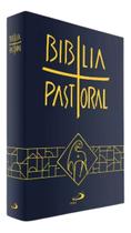 Bíblia Sagrada Nova Pastoral Média Tradicional Capa Cristal Livro Completo Antigo e Novo Testamento - Editora Paulus
