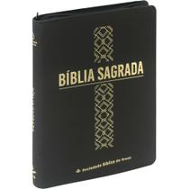 Biblia sagrada - nra ziper preta
