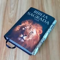 Bíblia Sagrada NTLH com abas adesivas já coladas Letras Gigante SBB ref:Leãopreto