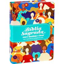 Biblia Sagrada - NTLH - entre meninas de Deus - Capa Rosto - Editora Sbb