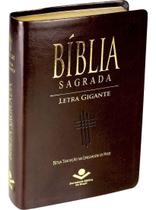 Bíblia Sagrada Ntlh Letra Gigante Marrom Nobre