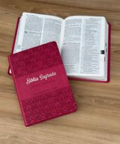 Bíblia Sagrada NTLH Rosa Pink - Letras Grandes Com Fácil entendimento