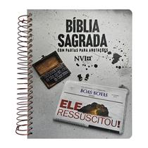 Bíblia Sagrada NVI Com Espaço para Anotações Letra Normal Espiral Ressuscitou