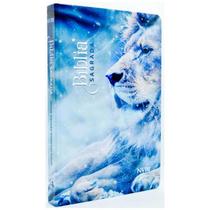 Bíblia Sagrada Nvi Jovem Leão Gelo Azul Capa Dura Art Gospel