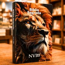 Bíblia Sagrada NVI Leão Perfil Capa Dura Bíblia Sagrada NVI Leão Perfil Capa Dura