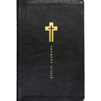 Bíblia Sagrada NVI Letra Grande Capa Luxo Preta