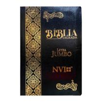 Bíblia Sagrada NVI Letra Jumbo Coverbook Compacta Preta