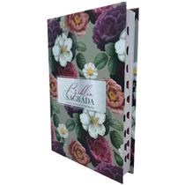 Bíblia Sagrada NVI Letra Normal Capa Dura Floral Roxa Slim Bíblia Sagrada NVI Letra Normal Capa Dura Floral Roxa Slim