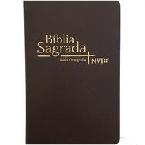 Bíblia Sagrada NVI Letra Normal Capa Dura Marrom - Bíblias